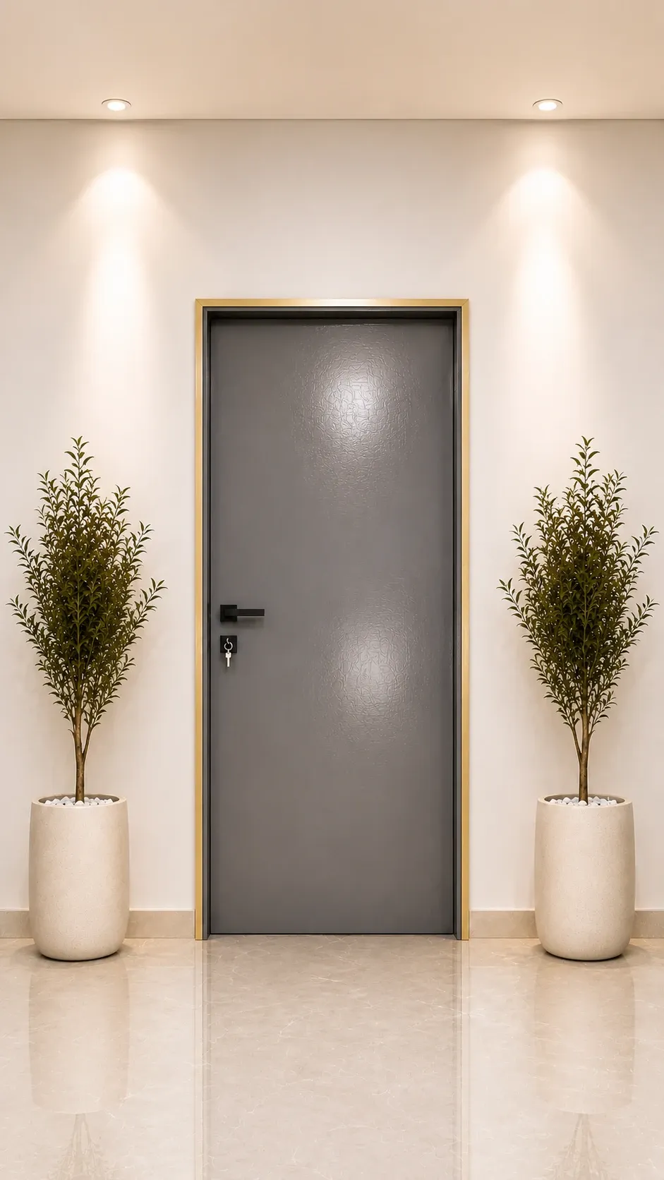 Porte intérieure en PVC Light Grey